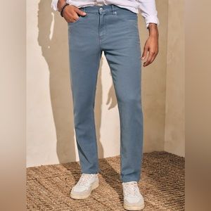 Faherty Pants (34x32, Light Blue)